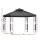 Instahut 3x3m Iron Art Gazebo Marquee Tent - Elegant Grey PE Fabric, UV & Water Resistant, Steel Frame, Easy Assembly