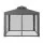 Instahut Gazebo 3m x 3m Outdoor Tent - UV & Water-Resistant, Insect-Proof Mesh, Double-Zip Entrances, Grey Canopy