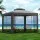 Instahut Gazebo 3m x 3m Outdoor Tent - UV & Water-Resistant, Insect-Proof Mesh, Double-Zip Entrances, Grey Canopy