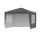 Instahut 3x3m Grey Pop Up Gazebo Marquee Tent - UV-Resistant, Adjustable Height, Easy Setup, with Carry Bag & Panels
