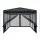Instahut 3x3m Pop-Up Gazebo Marquee, UV & Water Resistant 210D Oxford Fabric, Mesh Walls, Portable & Adjustable Height