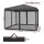 Instahut 3x3m Gazebo Pop-Up Marquee: UV-Resistant, Waterproof Oxford Tent with Mesh Walls for Outdoor Events, Grey
