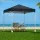 Instahut 2x2m Black Outdoor Gazebo, UV-Resistant Oxford Fabric, Steel Frame, with Base Pods for Patio, Garden, Events