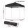 Instahut 2x2m Black Gazebo: UV-Resistant, Adjustable Steel Frame, Easy Setup with Carry Bag for Outdoor Events
