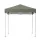 Instahut 2x2m Outdoor Gazebo, Grey - UV & Water-Resistant, Steel Frame, 3 Height Levels, Easy Setup, Carry Bag Included