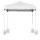Instahut 2x2m White Gazebo: UV-Resistant, Steel Frame, Adjustable Height, w/ Base Pods for Outdoor Events