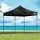 Instahut 3x3m Pop Up Gazebo: Black, UV & Water Resistant, Durable Oxford Fabric, Adjustable Height, Easy Setup