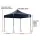 Instahut 3x3m Pop Up Gazebo with Base Pods, Navy - UV & Water Resistant, Adjustable Height for Outdoor Events