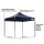 Instahut 3x3m Navy Pop Up Gazebo - Durable 500D Oxford Fabric, UV & Water Resistant, Easy Setup & Adjustable Heights