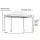 Instahut 3x4.5m White Pop Up Gazebo with Base Pods - UV & Water Resistant Outdoor Wedding Tent, Adjustable Height