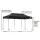Instahut 3x6m Gazebo Pop Up Marquee, 500D Oxford Tent with Base Pods, UV & Water Resistant, Black Outdoor Event Shelter