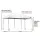 Instahut 3x6m Pop Up Gazebo Marquee - Durable 500D White Tent with Base Pods, UV & Water Resistant for Events