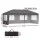 Instahut 3x6m Grey Gazebo: UV-Resistant, Waterproof Pop-Up Marquee for Weddings, Camping, Events - Easy Setup & Carry