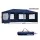 Instahut 3x6m Gazebo Marquee Tent - Blue, UV-Resistant, Waterproof, Steel Frame, Includes Carry Bag & Removable Panels