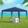 Instahut 3x3m Wedding Party Gazebo Marquee Tent - Durable PVC Coated, UV & Water Resistant, Easy Setup, Blue