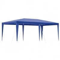 Instahut 3x6m Blue Wedding Gazebo Marquee Tent Powder Coated Steel Frame UV Water Resistant Canopy Outdoor Event