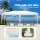 Instahut 3x6m Wedding Gazebo - Durable White Canopy Tent with UV & Water Resistance for Outdoor Events & Camping