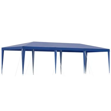 Instahut 3x9m Blue Wedding Party Gazebo – Durable UV & Water-Resistant Canopy with Carry Bag, Ropes & Pegs Included