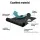 Instahut 1.4 x 3m Retractable Side Awning Privacy Screen Outdoor Sun Shade UV-resistant Water-repellent Black