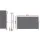 Instahut 1.8 x 3.5m Retractable Side Awning Privacy Screen Outdoor Sun Shade with 180gsm Grey Polyester Fabric