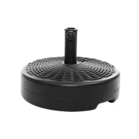 Instahut 51cm Outdoor Umbrella Base Stand - Fillable, 26.2kg, PE Plastic, Black, UV Resistant, Easy Carry Handle