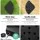 Instahut 48cm Outdoor Umbrella Base Stand - Fillable 4-Plate Design, PE Plastic, 60kg Capacity, UV Resistant, Black
