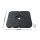 Instahut Outdoor Umbrella Base - 50cm 4-Plate Stand, PE Plastic, 64kg Capacity, UV Resistant, Easy Mobility, Black