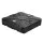 Instahut Outdoor Cantilever Umbrella Base 60kg Fill-able Two-Piece HDPE with Four Wheels 84cm Black