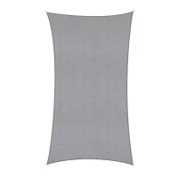 Instahut Rectangle Shade Sail 2m x 5m 98% UV Block Commercial Outdoor Canopy Grey Weather Resistant