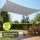 Instahut Rectangle Shade Sail 2m x 5m 98% UV Block Commercial Outdoor Canopy Grey Weather Resistant