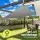 Instahut 3x4m Rectangle Shade Sail Canopy - 280gsm UV-Resistant Polyethylene, Weatherproof, Easy Setup, Grey