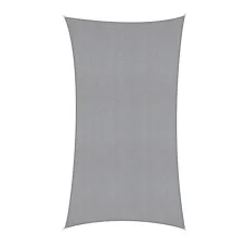 Instahut Rectangle Sun Shade Sail Canopy 4x7m - 280gsm UV-Resistant Breathable Fabric, Weatherproof Design