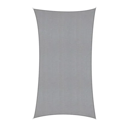 Instahut Rectangle Sun Shade Sail Canopy 4x7m - 280gsm UV-Resistant Breathable Fabric, Weatherproof Design