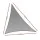 Instahut Triangle Shade Sail Canopy - 280gsm, 5x5x7.1m, UV-Resistant, Weatherproof, Stainless Steel Buckles, Grey