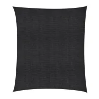 Instahut Rectangle Shade Sail 5m x 6m 98% UV Block Commercial Grade Outdoor Canopy Black Weather Resistant