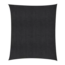 Instahut Rectangle Shade Sail 5m x 6m 98% UV Block Commercial Grade Outdoor Canopy Black Weather Resistant