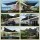 Instahut Rectangle Shade Sail 5m x 6m 98% UV Block Commercial Grade Outdoor Canopy Black Weather Resistant