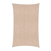 Instahut Rectangle Shade Sail 5m x 9m 98% UV Block Commercial Grade Outdoor Canopy for Decks Patios Beige