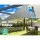 Instahut 6x6x6m Triangle Shade Sail - 280GSM Grey Cloth, 98% UV Block, Weather-Resistant, Marine Grade Hardware