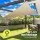 Instahut Shade Sail Triangle 3.6x3.6x3.6M Sand Beige, 100% Polyethylene, UV Block, Weather Resistant Canopy