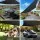 Instahut 4x6m Rectangle Shade Sail - 280GSM Black, 98% UV Block, Durable Polyethylene, All-Weather, 1-Year Warranty