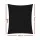 Instahut 6x7m Rectangle Shade Sail - 280GSM Black Polyethylene, 98% UV Block, Weatherproof, with Steel Buckles