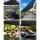 Instahut 6x8m Rectangle Shade Sail - 280GSM Black Cloth, 98% UV Block, Weatherproof, Stainless Steel Buckles