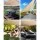 Instahut 2x4m Rectangle Shade Sail - 185GSM Sand Beige, UV-Resistant, Weatherproof, Easy Setup, Stainless Steel Buckles