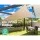 Instahut Rectangle Shade Sail 5x5x5m - 185GSM Sand Beige, UV-Resistant Weatherproof Polyethylene Fabric