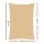 Instahut 2x4m Sand Rectangle Waterproof Shade Sail, 95% UV Block, Heavy Duty Polyethylene, Marine Grade Hardware