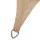 Instahut 3x4m Waterproof Rectangle Shade Sail, Sand Beige - 95% UV Block, Durable Polyethylene, Stainless Steel Buckles