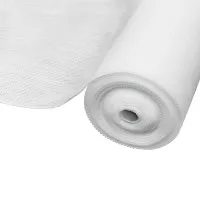 Instahut 50% UV Shade Cloth, 1.83x50m Roll, White HPDE Fabric, Tear-Resistant, Ideal for Gardens & Greenhouses