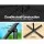 Instahut 3m Black Cantilever Outdoor Umbrella with UV50+ Protection and Sturdy Base for Beach and Garden Use