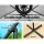 Instahut 3m Grey Cantilever Umbrella w/Base, UV50+ Polyester Canopy, Steel Frame, Water-Resistant, For Garden/Beach